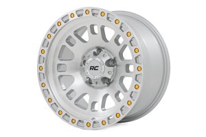 Wheel - Rough Country - 82 Series, One-Piece, 17x9, 5x4.5, -12mm - Full Machined